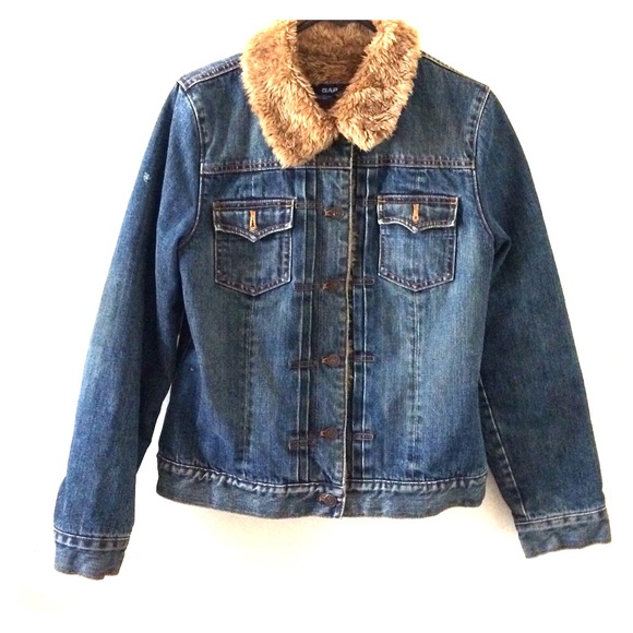 fuzzy jean jacket